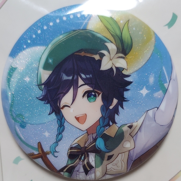 Genshin Impact Anime 6-pack Brooch Pins/Badges - Picture 6 of 15